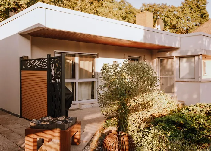 Wald Idyll Klingenberg Designhaus mit Klimaanlage Hollands Ferienhaus
